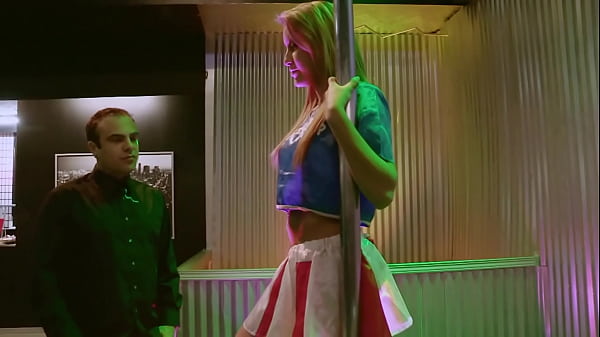 Lady Boss Femdom Handjob in Pantyhose and High Heels