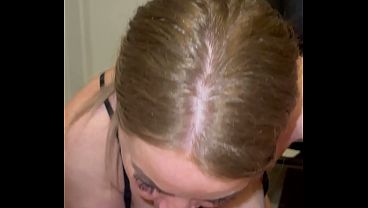 Step mom suck he’s dick, put fuck her tits and after she jump on him and put he’s dick in her pussy and jump, jump, jump