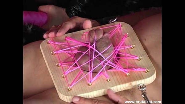 Mature Blonde Elaborate CBT and Flogging