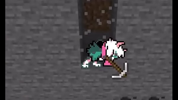 thumb ralsei digs straight down in minecraft