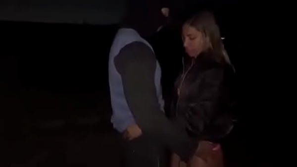 MY WIFE GIVING IT UP ON THE STREET TO A VERY ENDOWED DARK GUY TOOK OFF THE CONDOM
