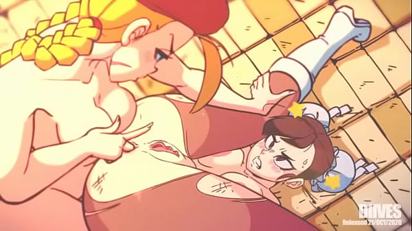 Street fighter character gets fingered