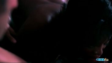 Black dame in lingerie has come to make this night one he will recall forever