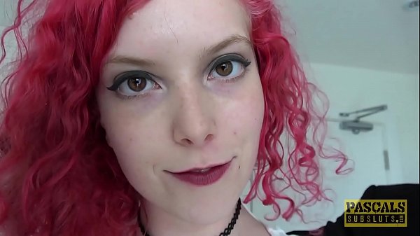 Redhead UK teen roughly banged and throat fucked