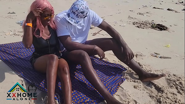 Sex Addicted Naughty Teen Had Sex On The Beach For The First Time.