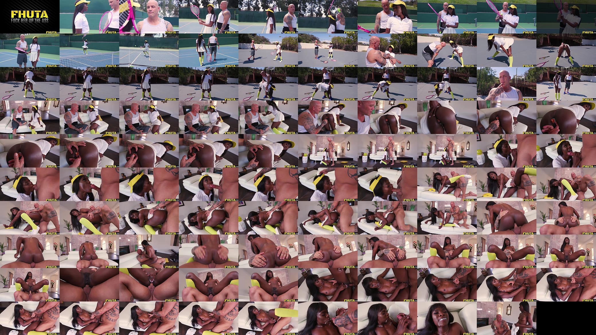 FHUTA - Ebony MILF Ana Foxxx Gets Fucked In The Ass By Tennis Instructor 预览图