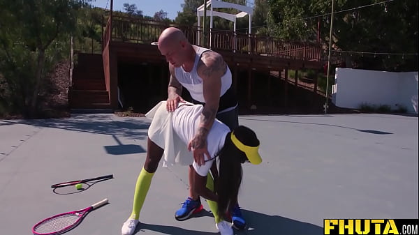 FHUTA - Ebony MILF Ana Foxxx Gets Fucked In The Ass By Tennis Instructor
