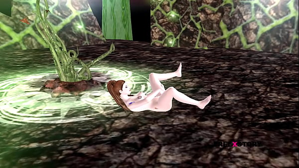 Cute 3D Girl Fingers Pussy Wild on Floor – Steamy Animated Solo Heat!