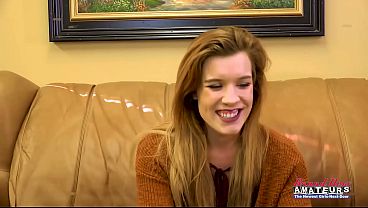 Santa's Helper Ginger Hottie Keaton Masturbates And Sucks A Dick To Milk!