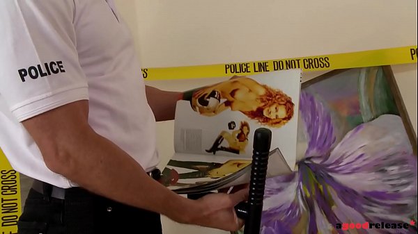 Curvy Milf Bonnie Rose gets her police officer pussy & asshole crammed