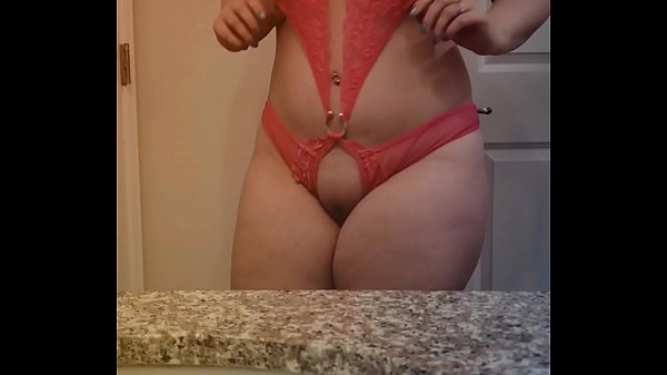 I try on my new lingerie