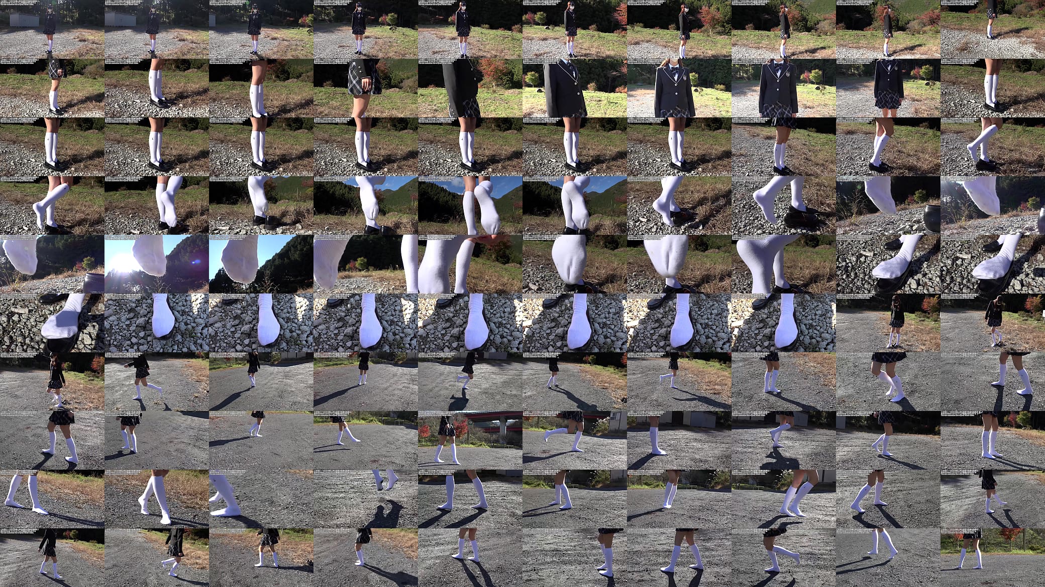 Walk on the ground while wearing socks 预览图