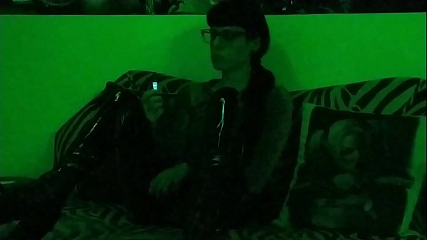 Beth Kinky - Sexy goth domina smoking in green light pt2 HD