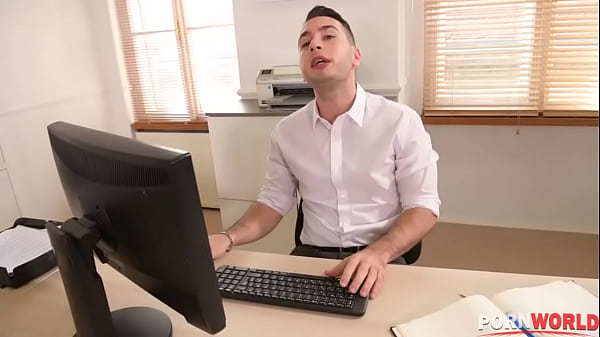 Epic fuck on office desk makes Liya Silver's big tits shake & him cum hard GP1123