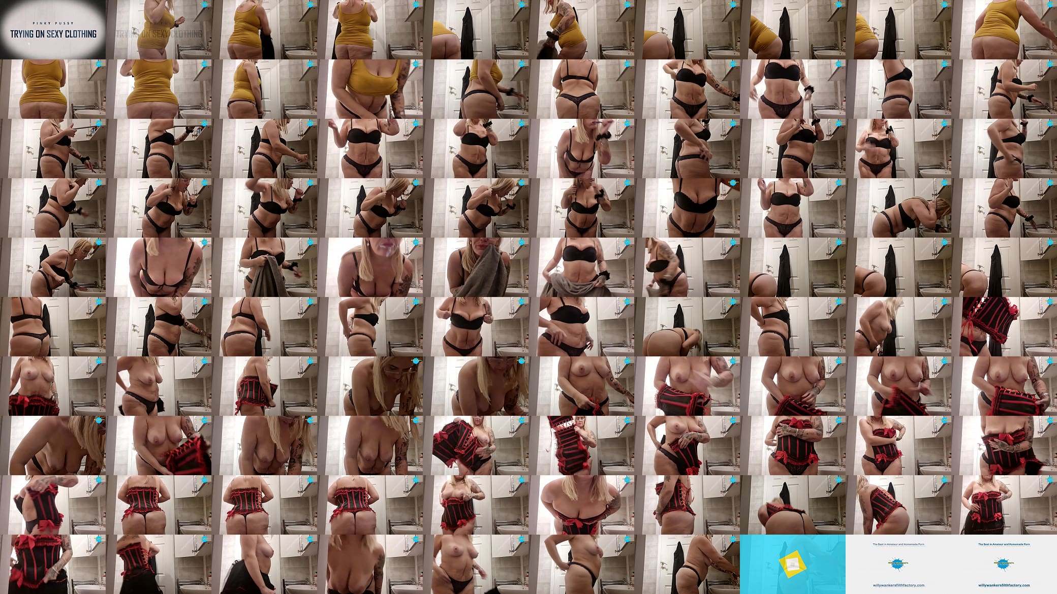 Pinky Pussy trying on sexy clothing 预览图