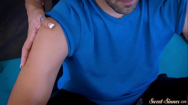 Classy teen with big tits gets spoon fucked