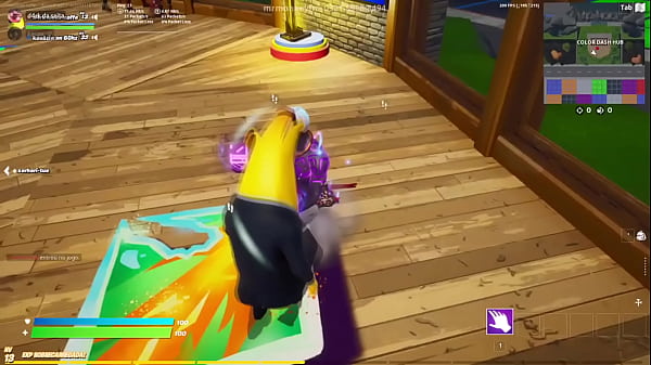 banana entrando gostoso em homem roxo (fortnite)