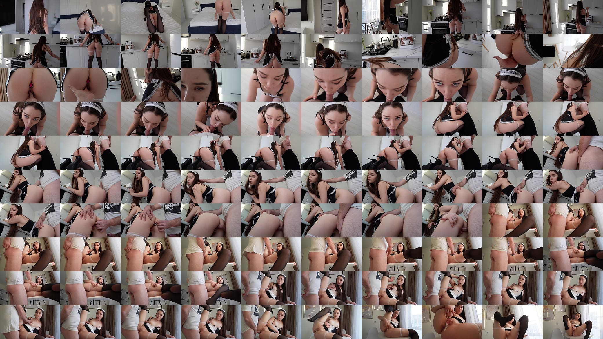 Hot naughty naughty maid loves to suck her master&#039;s cock. 预览图