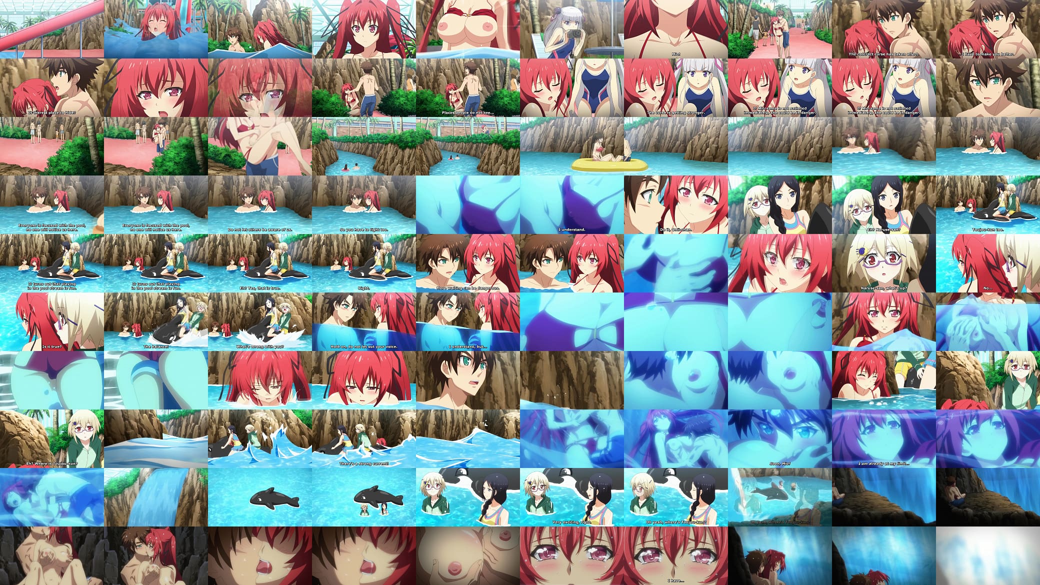 Mio Naruse nude in public - Shinmai Maou no Testament Departures 预览图
