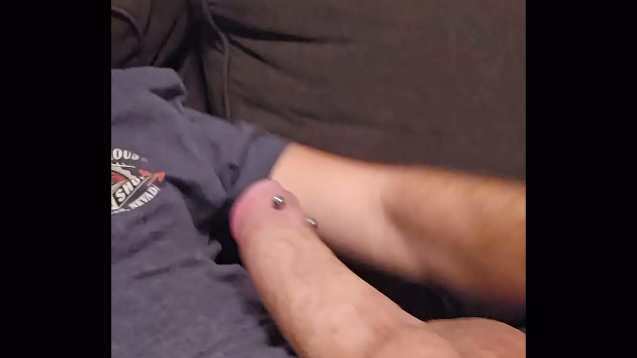 Big Pierced Cock Cum