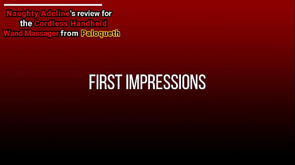 Naughty Adeline - REVIEW: Cordless Handheld Wand Massager from Paloqueth (NSFW)