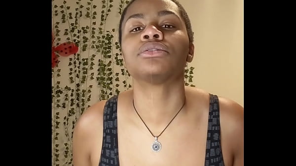 Download Video - Spitting on my Big Ebony Tits