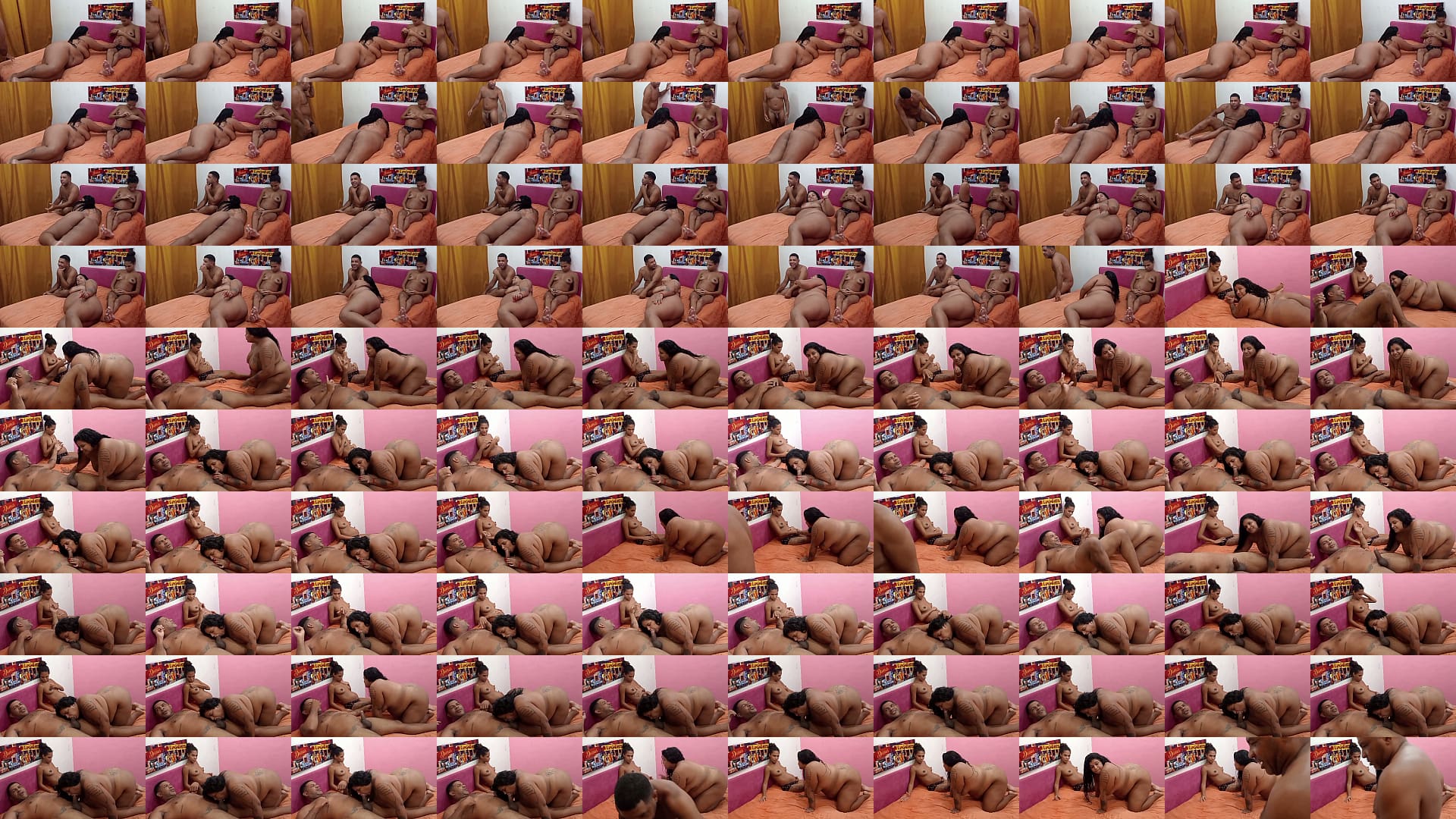 Velho transa com bbw do lado da sua esposa e faz 100% anal com bbw 预览图