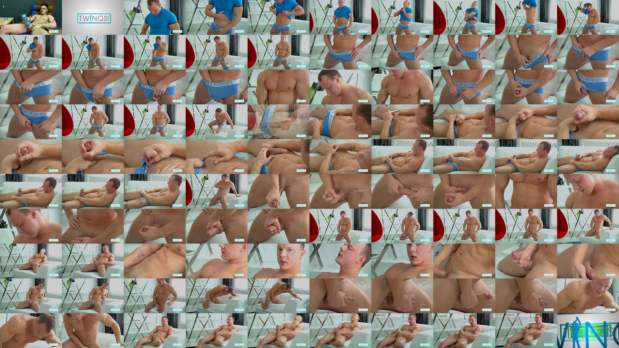 Cute Blonde Twink Bradley B Masturbates And Fingers His Ass! 预览图