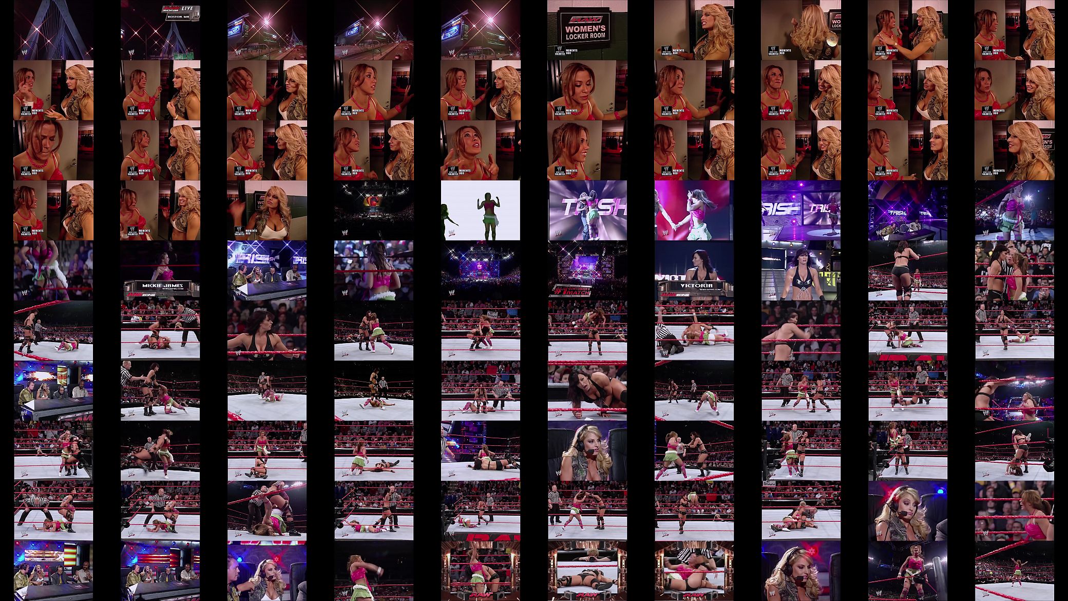 Mickie James vs Victoria Raw 12/12/05 预览图