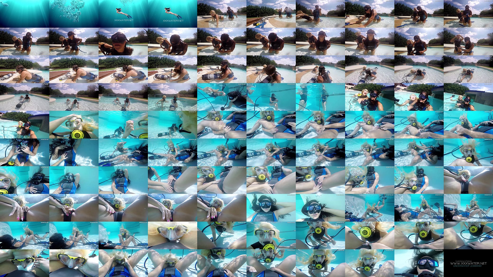 Hot underwater lesbians Vodichkina and Farkas 预览图