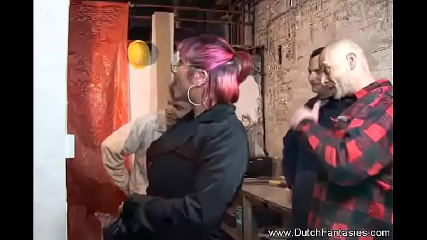 BBW Fuck On Holland Construction Site