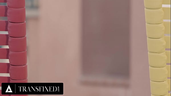 Download Video - TRANSFIXED - Ella Hollywood & Shiri Allwood Seduce Their Masseuse With Their Trans Cocks&excl;