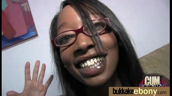 Hot ebony chick love gangbang interracial 28