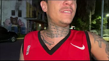 ON THE STREET WITH KTAL - WALKING THE STREETS OF BRASILIA I MET A YOUNG GOTHIC GIRL AND OFFERED HER MONEY TO FILM WITH ME AND SHE ACCEPTED - COMPLETE IN RED - KTAL