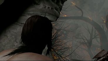 Raven Black Succubus If Hunting For Dick in the Forest