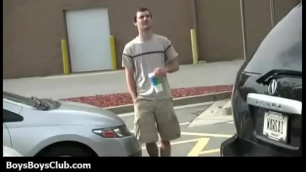 Hot muscled black gay boys humiliate white twin...