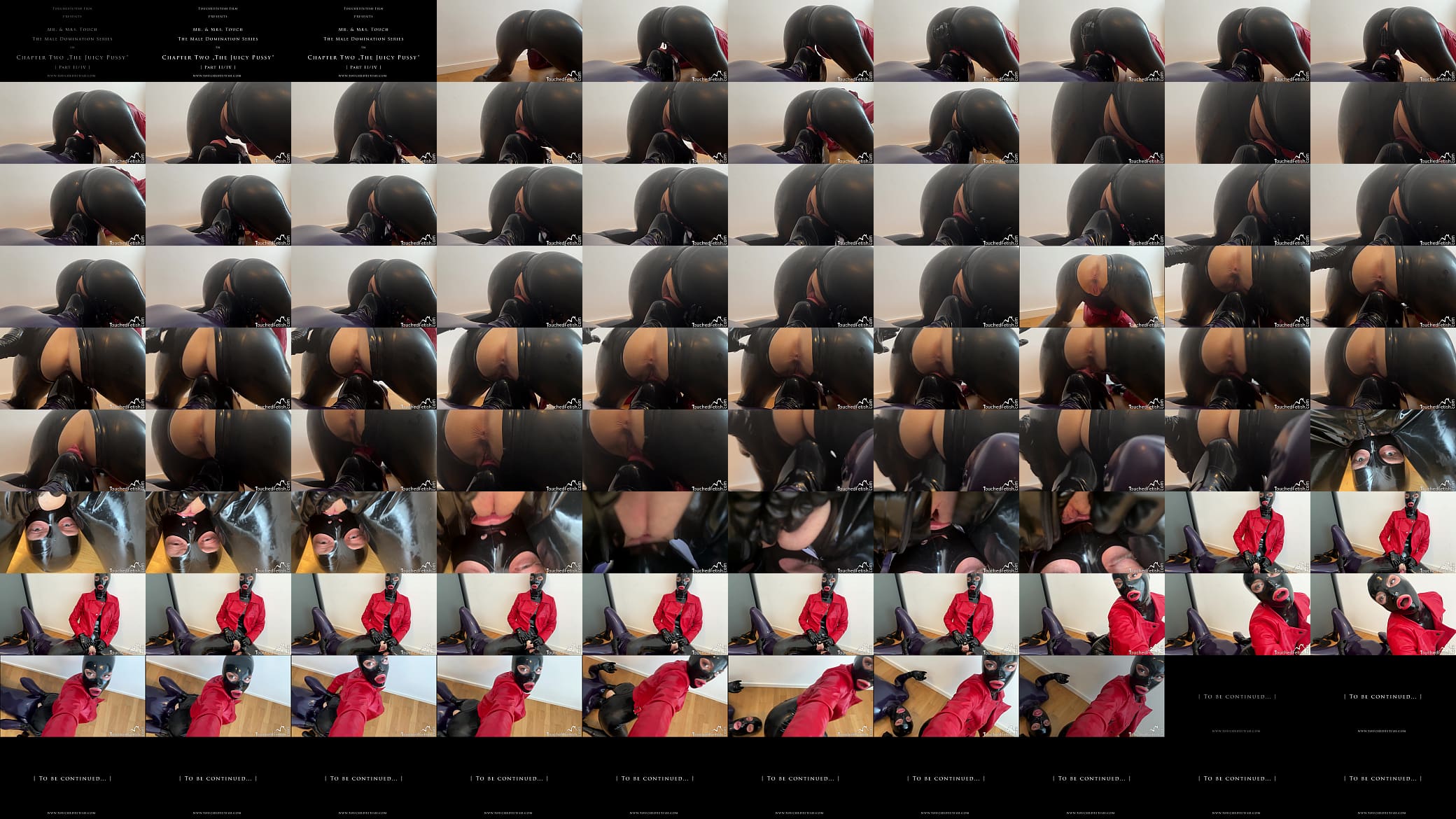 TouchedFetish &ndash; Latex couple Eating Pussy | Lick my Pussy | Pussy Licking | Facesitting in Rubber Catsuit 预览图