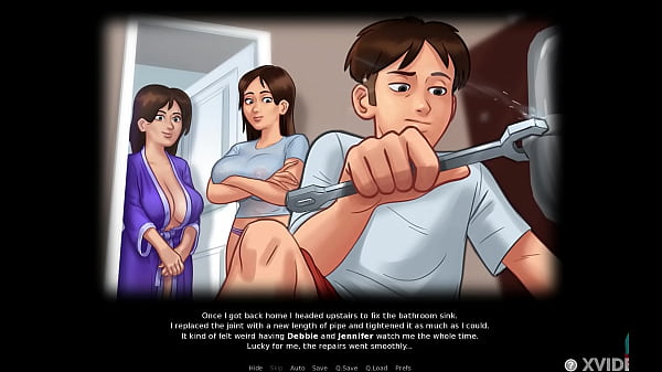 Download Video - SUMMERTIME SAGA &num;62 &bull; Wet t-shirts and big boobs equals fun time