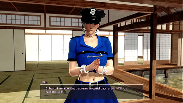 Busty rookie cop fucking hot with the sergeant who couldn't hold back