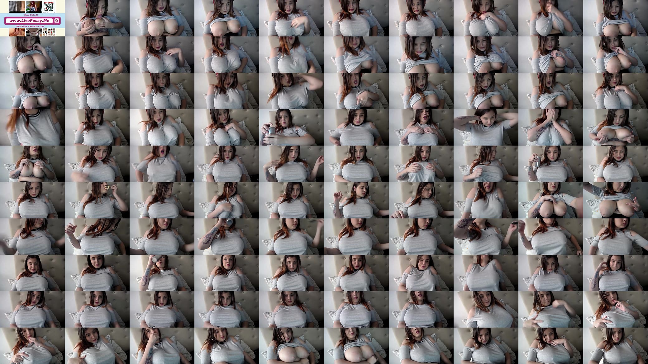 teasing super hot big tits babe 预览图