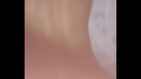 Beautiful little ass with milk and delicious moans