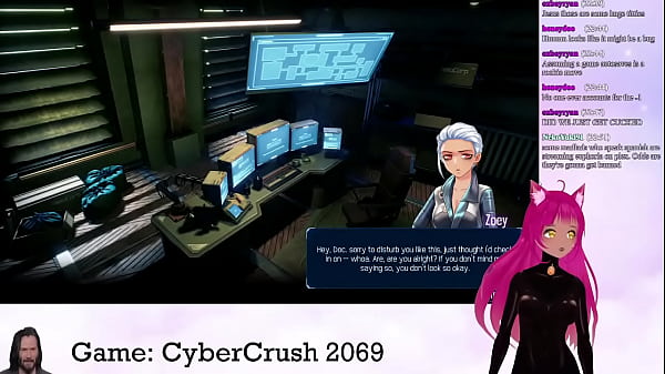 VTuber LewdNeko Plays CyberCrush 2069 Part 2