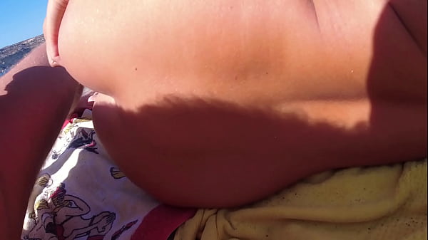 Pornography on a public beach