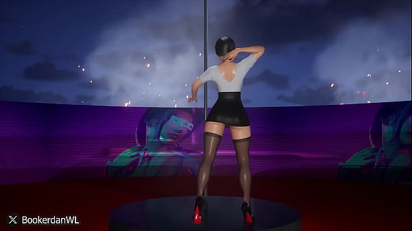 Pole Dance In The Desert [3D Hentai]