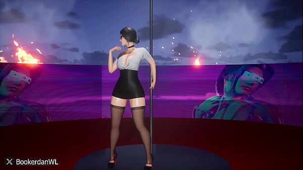 Pole Dance In The Desert [3D Hentai]