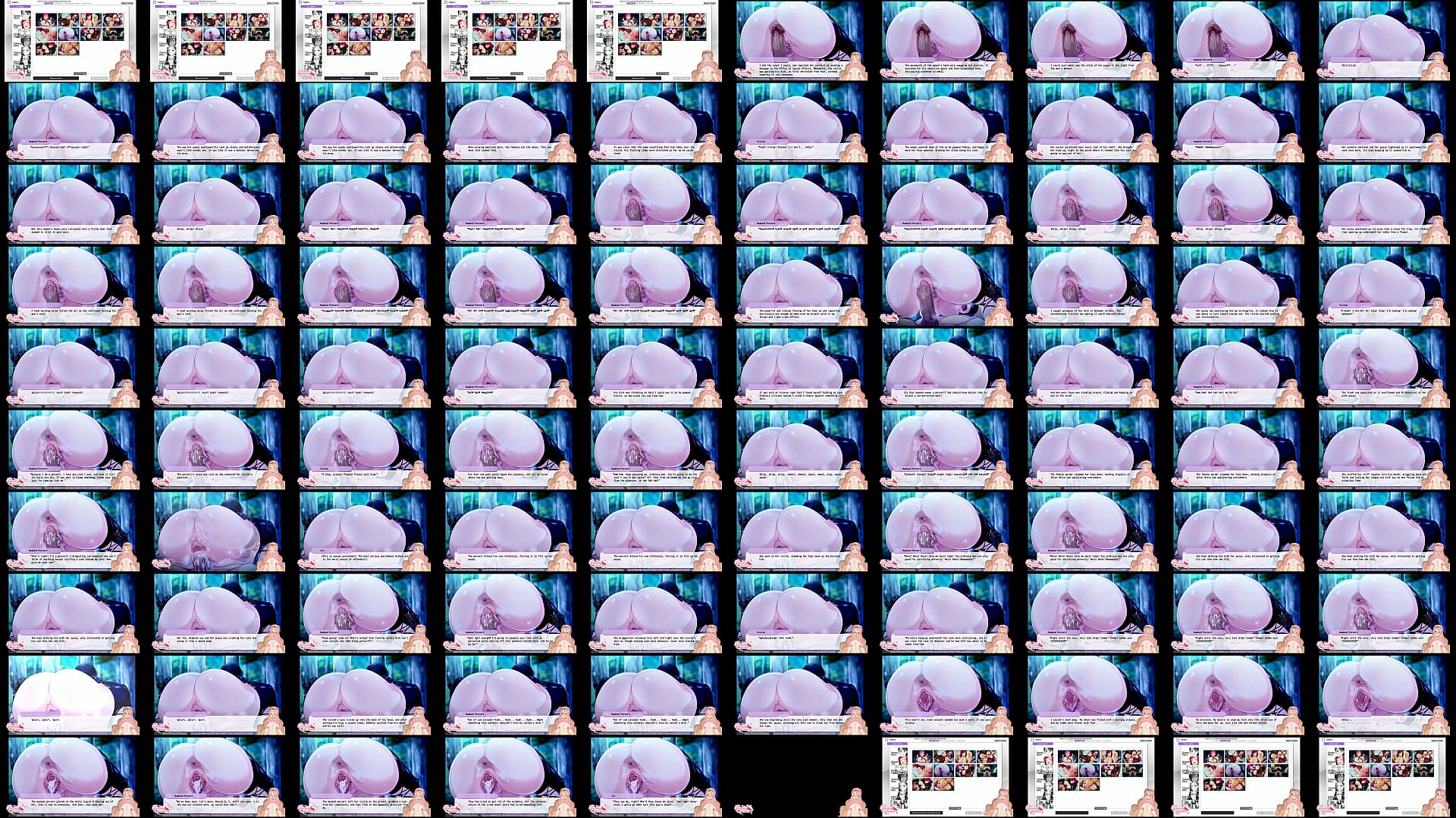 Cumming Hard to Anime Girl Big Ass Pussy Gaping Reverse Cowgirl &mdash; How a Healthy Hentai Administers Public Service Sex Toy Masturbation Gameplay 预览图