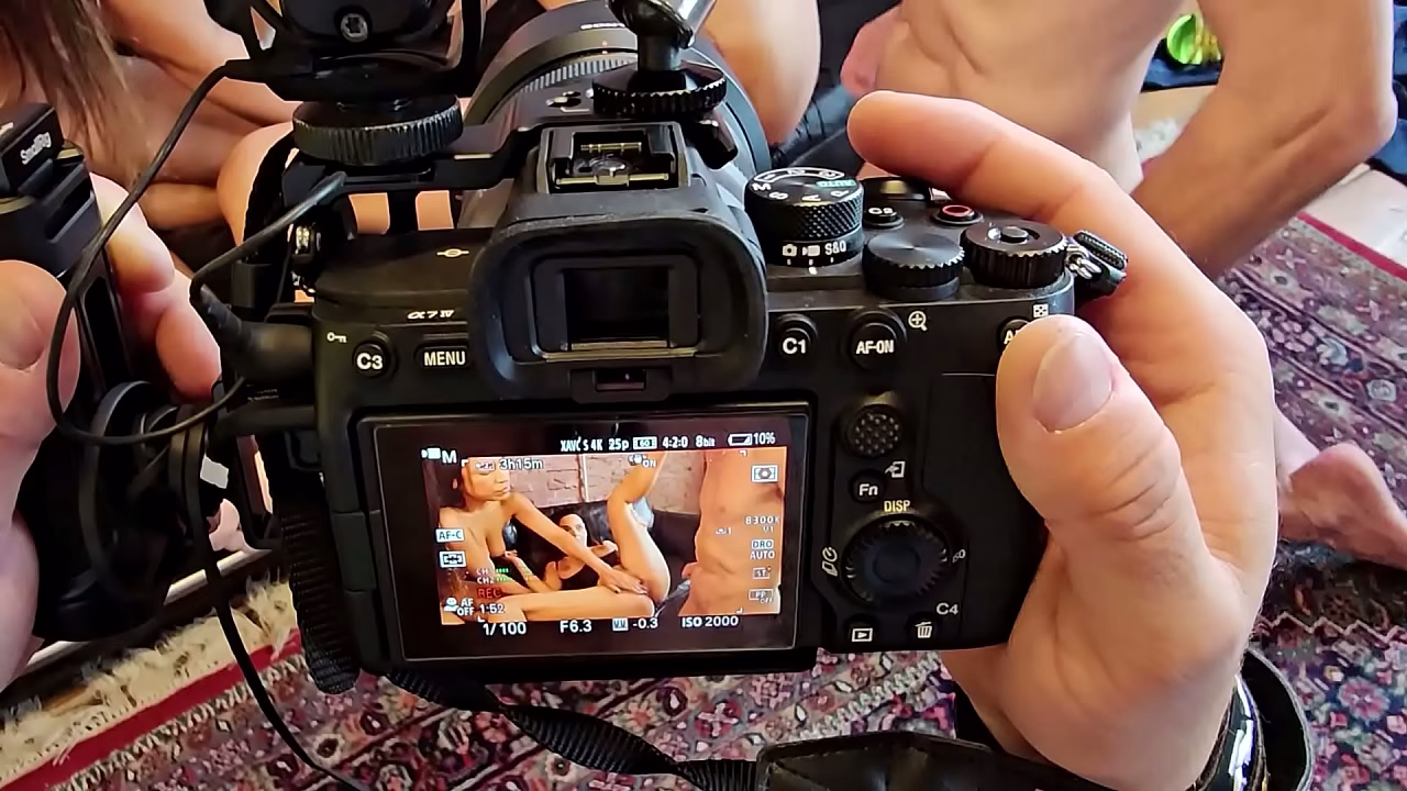 Behind the scene. Maya and Luca sex Adventure in Berlin.