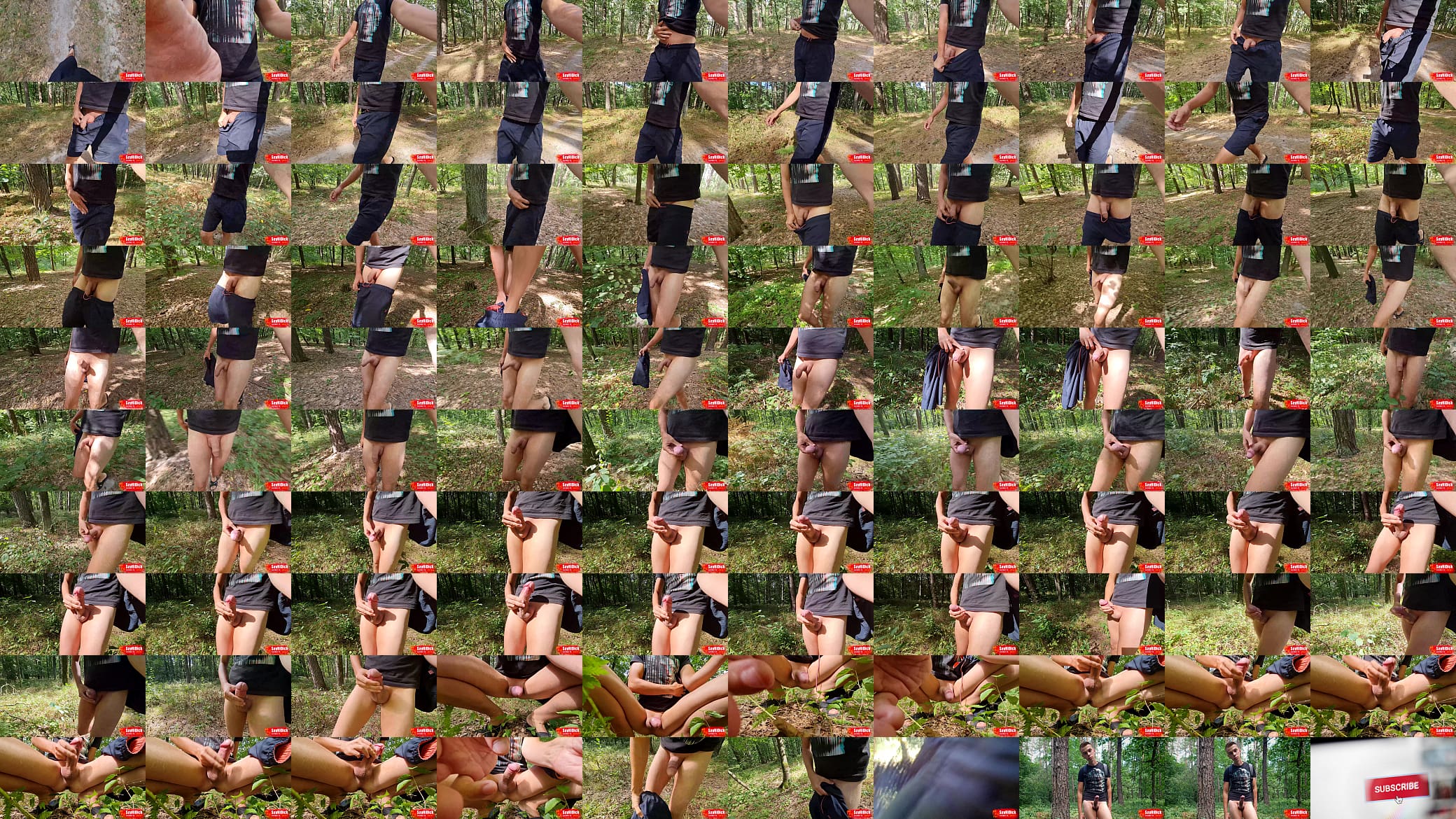 Soft foreskin naked runs in the forest and then jerks off 预览图