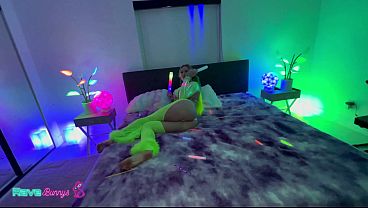 Christina Savoy&rsquo;s Pussy Gets Wrecked In A Neon Afterparty!