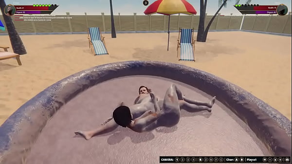 Ethan vs Mina (Naked Fighter 3D)
